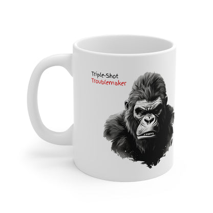 Grumpy Gorilla Mug | Funny Coffee  Mug