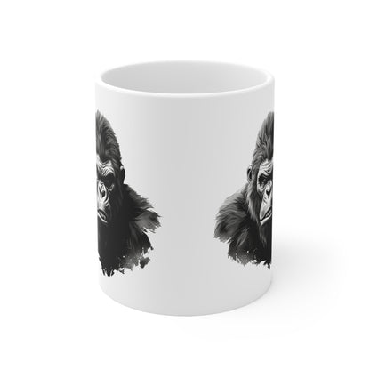 Grumpy Gorilla Mug | Funny Coffee  Mug