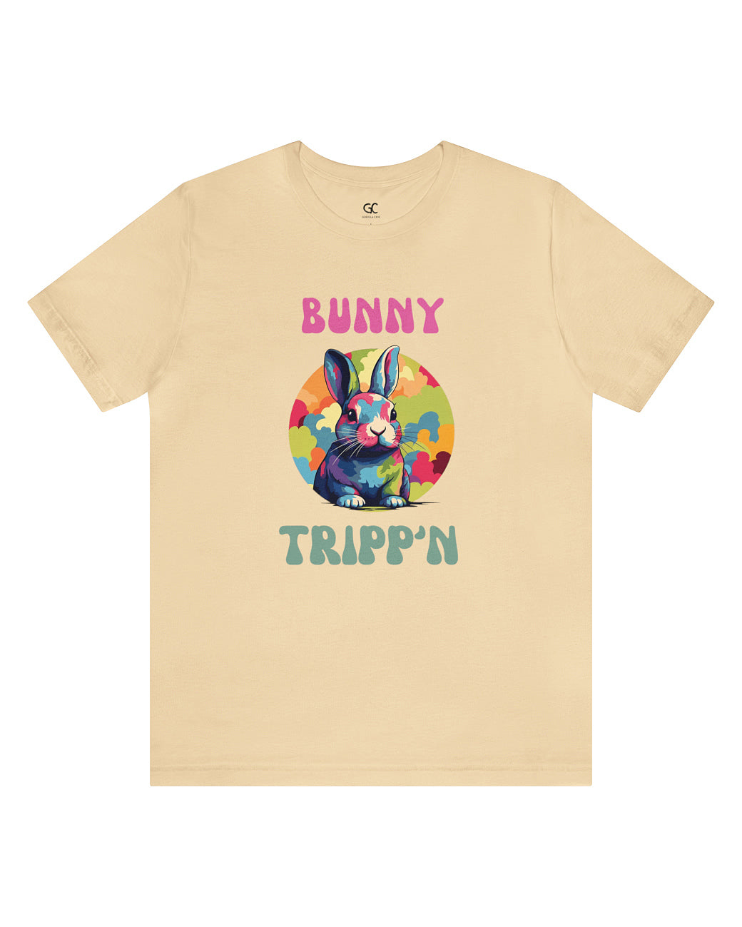 Psychedelic Bunny T-Shirt | Funny Animal Tee