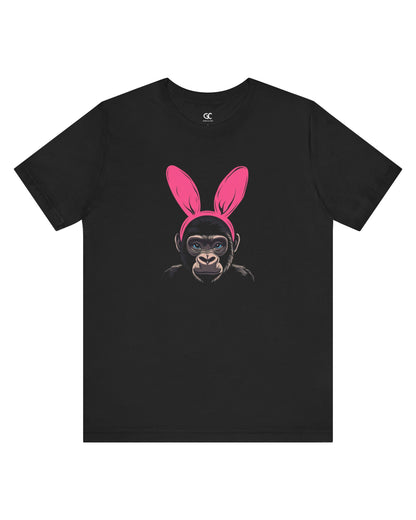 Baby Gorilla Bunny Ears T-Shirt | Fun Holiday Tee