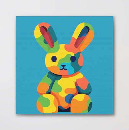 Bunny Canvas Art | Animal Wall Decor