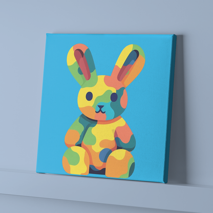 Bunny Canvas Art | Animal Wall Decor