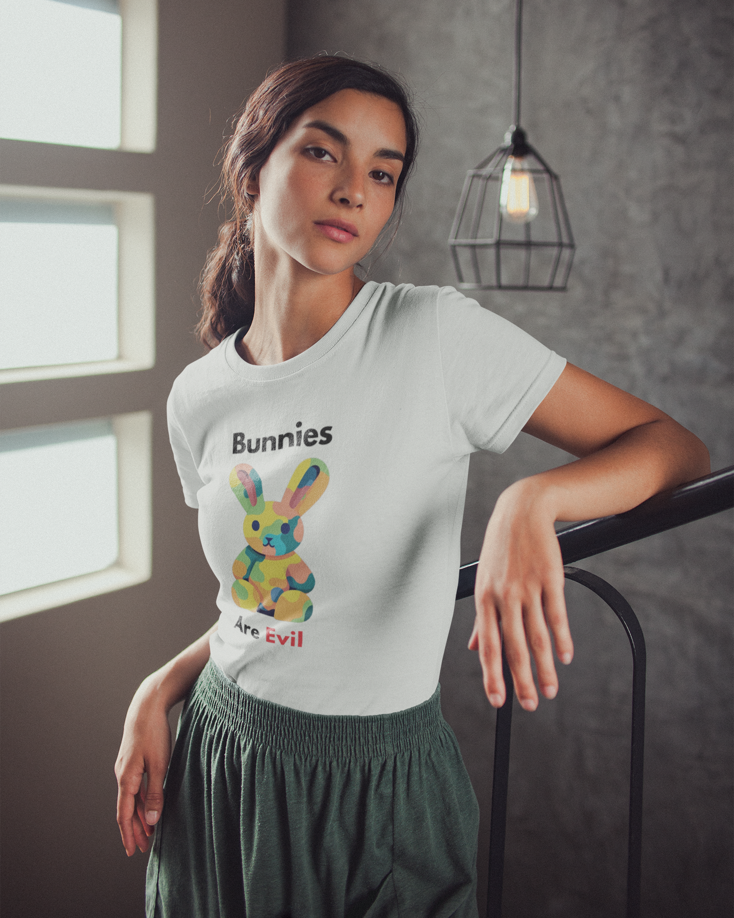 Evil Bunny Tee | Funny Bunny Shirt