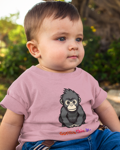 Baby Gorilla Infant Tee | Children's Animal Apparel