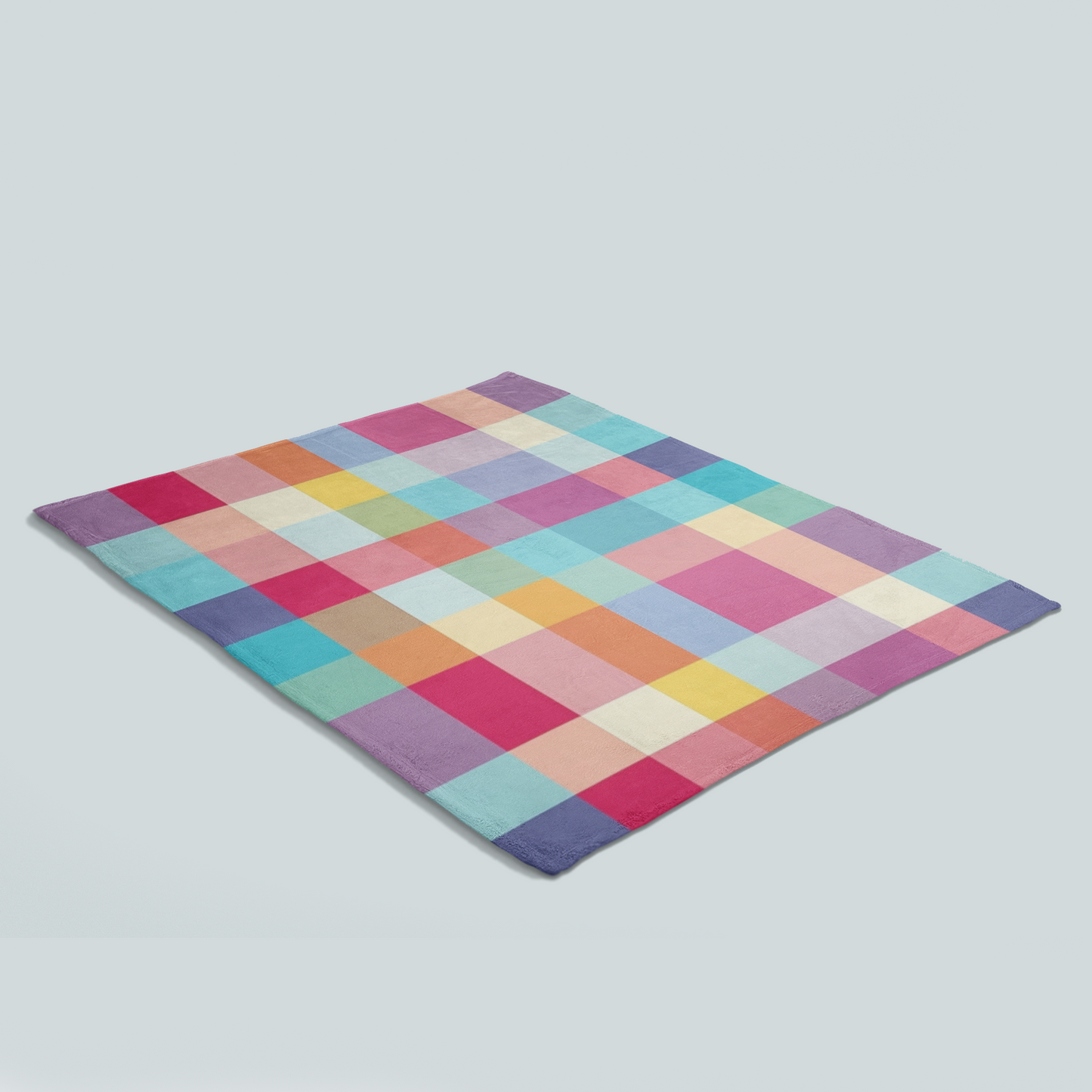 Cozy Baby Blanket | Checkered Fleece Blanket