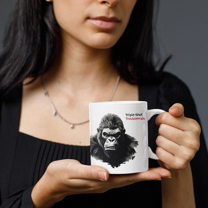 Grumpy Gorilla Mug | Funny Coffee  Mug