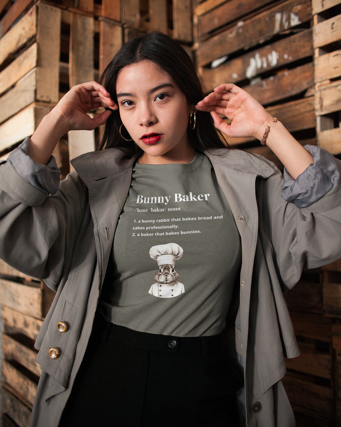 Bunny Baker T-Shirt | Cute Animal Tees