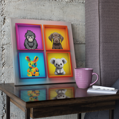 Baby Animal Gallery Wrap | Animal Wall Decor