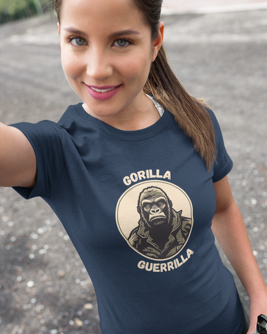 Women's Gorilla Warrior Tee | Creative Graphic T-Shirts