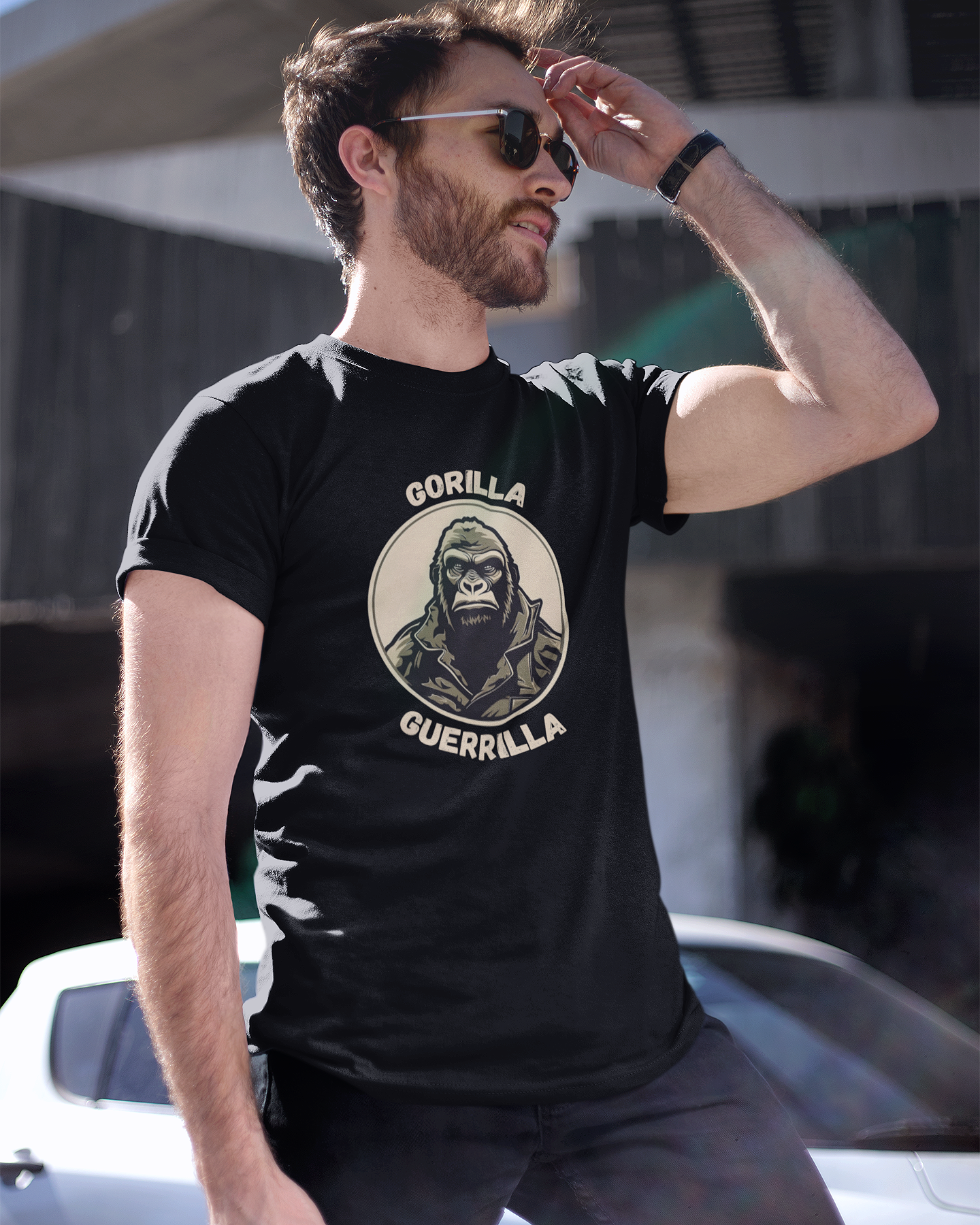 Gorilla Warrior T-Shirt | Cool Graphic Tees