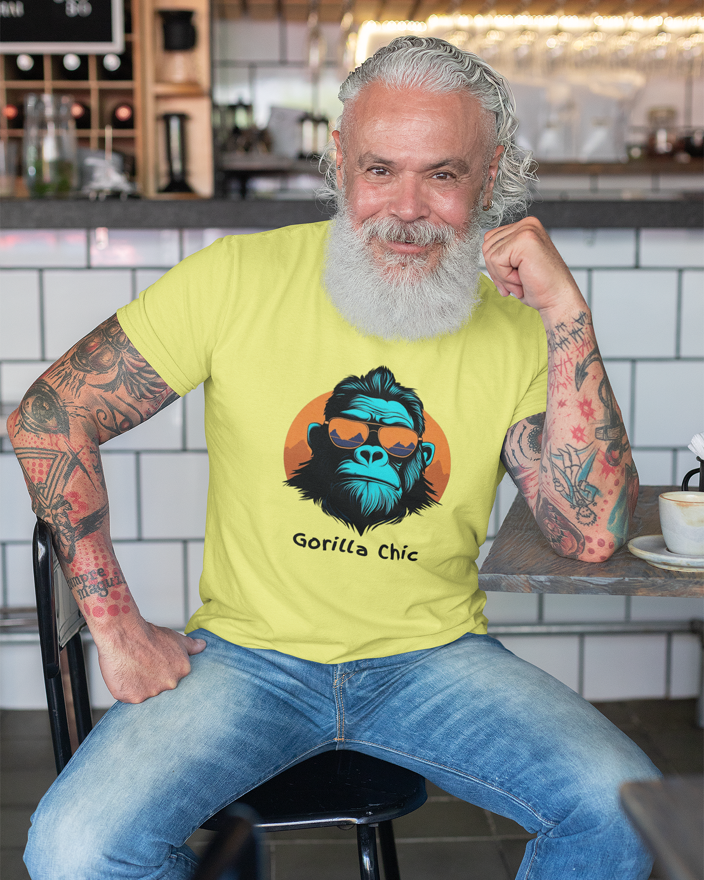 Gorilla Chic Tee | Stylish Primate T-Shirt